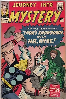 Buy Journey Into Mystery Thor 100 - 1964 - Fine ++ • 249.99£