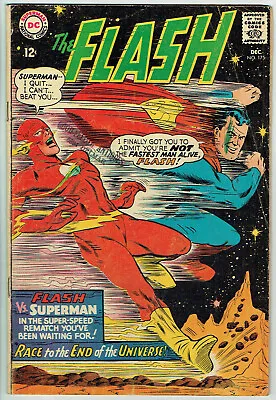 Buy THE FLASH  175  VG-/3.5  -  Classic Flash Superman Race!	 • 73.52£