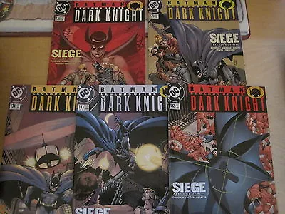 Buy BATMAN Legends Of Dark Knight 132 - 136.  SIEGE  : COMPLETE 5 PART STORY. 2000 • 12.99£