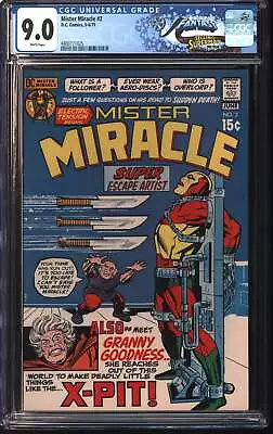 Buy D.C Comics Mister Miracle 2 6/71 FANTAST CGC 9.0 White Pages • 153.91£