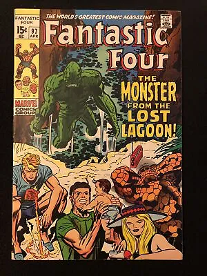 Buy Fantastic Four 97 8.0 Bf Marvel 1970 Mylite 2 Double Boarded Fh • 39.52£