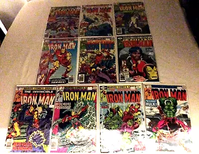 Buy Invincible Iron Man  Comics Lot Of 10 Books! Starts I.M. #123-132,   IM-D • 154.31£