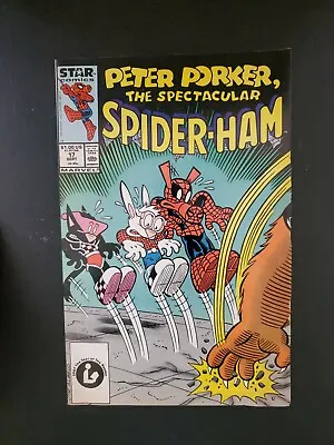 Buy Star Comics Peter Porker, The Spectacular Spider-Ham Vol.1 No.17 Sep’87 • 27.88£