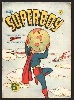 Buy Superman #47 1950's-Distributed In Australia- A Mask For A Hero  Story Appear... • 183.82£