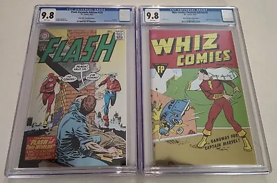 Buy Flash #123 2022 Whiz Comics #2 Shazam Facsimile Foil CGC 9.8 Megacon 2023 DC • 178.71£