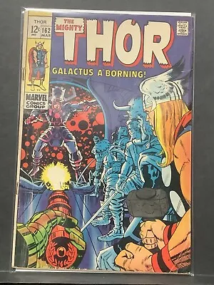 Buy Mighty Thor - #162 - Galactus Vs Ego - Marvel - 1969 - VG • 27.98£