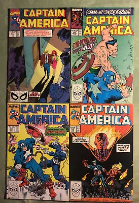 Buy CAPTAIN AMERICA #351. #356. #365. 1989.  #371. 1990. Marvel Comics. • 15£