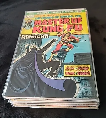 Buy Master Of Kung Fu Shang-Chi Lot Of 18 Comics Key #s 16, 29, 37 • 55.78£