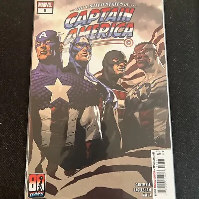 Buy United States Of Captain America #5 Cover A 2021 Marvel Comics NM • 3.60£