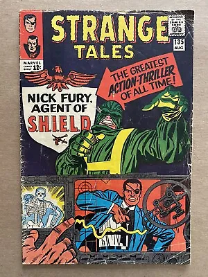 Buy Strange Tales #135 First Printing Comic Book - 1st Appearance Of SHIELD & Hydra • 237.05£