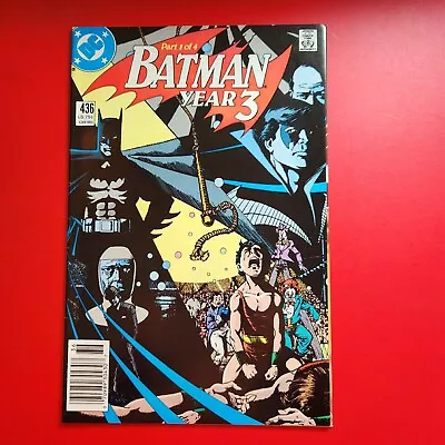 Buy Batman Year Three #436 1989 DC Comic Book Fine • 8.04£