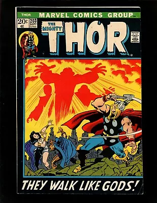 Buy Thor #203 FN+ Buscema 1st & Origin Young Gods Ego-Prime Warriors 3 Sif Heimdall • 10.33£