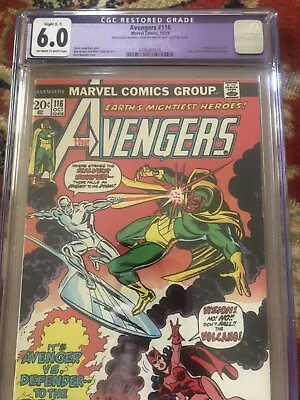 Buy CGC 6.0 Avengers # 116  Restored C-1 • 31.62£