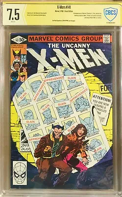 Buy Uncanny X-Men #141 CBCS 7.5 White Pages SIGNED BY JOHN BYRNE -VHTF • 236.55£