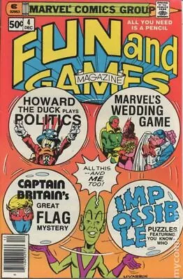 Buy Marvel Fun And Games #4 FN+ 6.5 1979 Stock Image • 7.73£