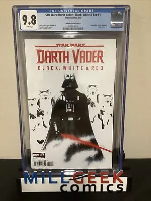 Buy Star Wars: Darth Vader - Black, White & Red #1, CGC 9.8, Andrews Variant, 1:25 • 99.93£