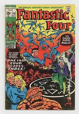 Buy Fantastic Four #110 GD/VG 3.0 1971 • 15.59£