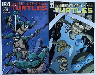 Buy TMNT Teenage Mutant Ninja Turtles #11 And #62 RI 1:10 Variant IDW • 16.59£