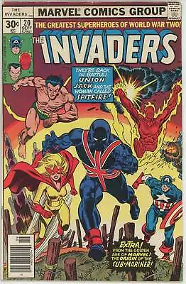 Buy Invaders #20 (1975) - 5.0 VG/FN *1st Full Appearance Union Jack II* • 12.79£