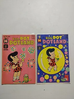 Buy Lot Of 2 Little Dot Comics - Dot-Land - Uncles And Aunt By Harvey Comics Low Gd • 8£