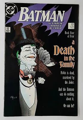 Buy Batman #429 FN/VF Mignola Joker Cover 1989 • 8£