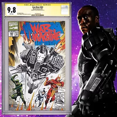 Buy CGC 9.8 SS Iron Man #283 Signed By Don Cheadle War Machine Avengers Armor Wars • 886.91£