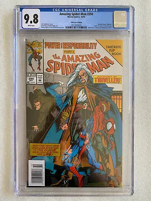 Buy Amazing Spider-Man #394 CGC 9.8 1994 - Collector's Edition, Holofoil, Flipbook • 180.83£