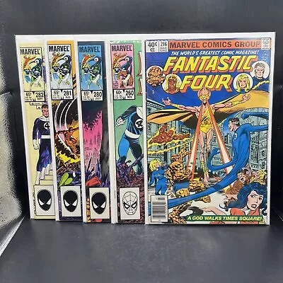 Buy Fantastic Four Lot Of 5 Books. Issue #’s 216 260 280 281 & 282. (A44)(36) • 15.74£