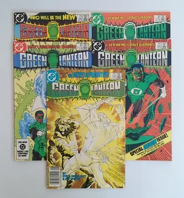 Buy Lot Of 5 1984-85 DC Green Lantern Comics #182-185 & 191 VG+ • 28.78£