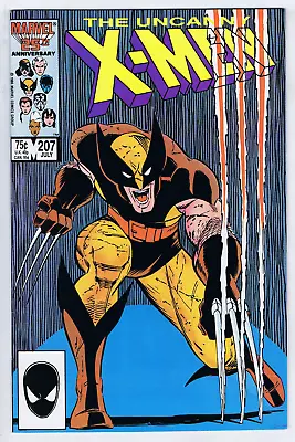 Buy Uncanny X-Men #207 Marvel 1986''Ghosts!'' Classic John Romita Jr Wolverine Cover • 16.09£