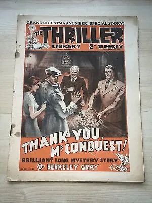 Buy Rb263- The Thriller Library, Thank You Mr Conquest No. 567. Vol. 21. 1939 • 10£