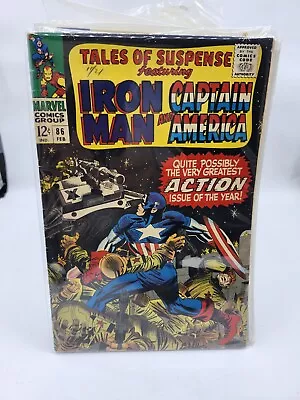 Buy Tales Of Suspense #86 Silver Age Marvel 1967 Iron Man Captain America Stan Lee  • 11.92£