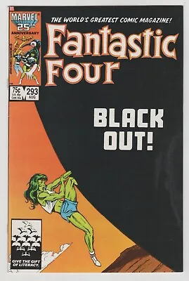 Buy Fantastic Four #293 ( Vf/nm  9.0 ) 293rd Issue The Fantastic Four Vs Black Out • 5.72£
