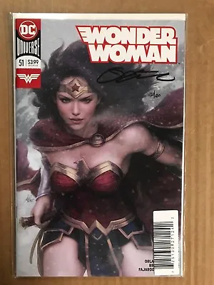 Buy Wonder Woman #51 Orlando Signature (#132/250) Artgerm Cover 1st Print Dc (2018)  • 27.66£