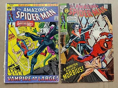 Buy Amazing Spider-Man 101 FR/GD 102 GD Lot Of 2 LOW GRADE 1971 Marvel 1st Morbius • 125.86£
