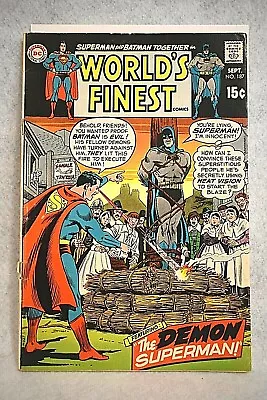 Buy DC World's Finest Comics #187 Batman Superman - Curt Swan And Early Andru Art • 5.63£
