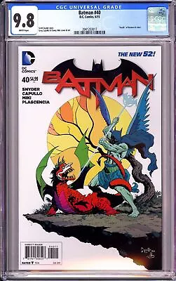Buy Batman #40 CGC 9.8 2015 3941203017   DEATH   Of Batman & Joker! 1st Print • 79.15£