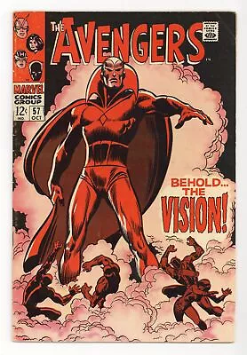 Buy Avengers #57 VG+ 4.5 1968 1st SA App. Vision • 211.87£