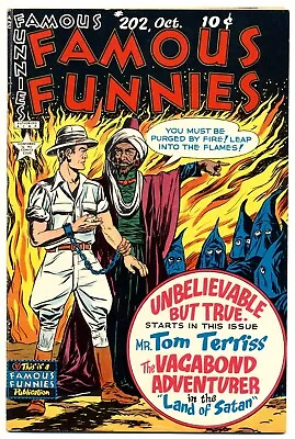 Buy FAMOUS FUNNIES #202 F, 1 Page Frank Frazetta, Tom Terriss Vagabond, Comics 1952 • 237.18£
