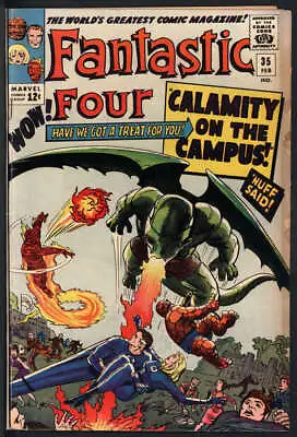 Buy Fantastic Four #35 4.5 // 1st Appearance Of Dragon-man 1965 • 57.91£