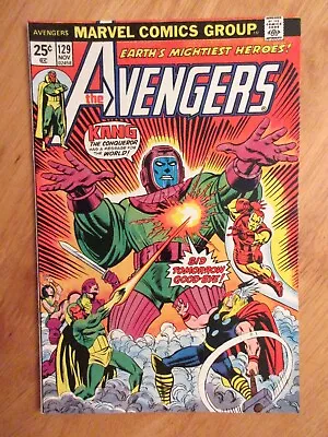 Buy AVENGERS #129 (1974) **Kang Key!** (FN+) **Very Bright & Colorful!** • 25.34£