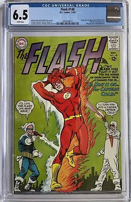 Buy Flash #140 (1963) CGC 6.5 Origin + 1st Appearance Heat Wave • 250£