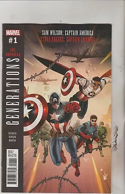 Buy Marvel Comics Generations Captain America #1 November 2017 1st Print Nm • 4.65£