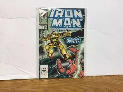 Buy Iron Man Comic Book #218 Good Condition. Marvel Comics In Plastic Sleeve A4 • 7.85£