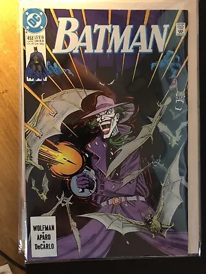 Buy BATMAN 451 Classic Joker Cover 1990. DC Comics. Excellent Condition • 6.50£