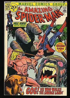 Buy Amazing Spider-Man #103 NM 9.4 1st Appearance Gog! Ka-Zar! Marvel 1971 • 105.69£
