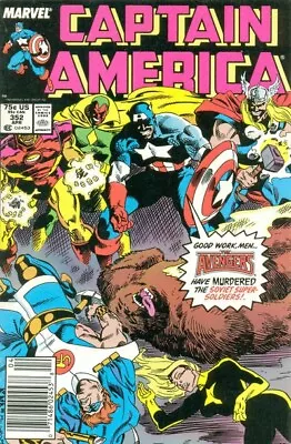 Buy CAPTAIN AMERICA #352 VF, Newsstand Marvel Comics 1989 Stock Image • 5.53£