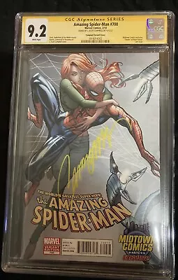 Buy Amazing Spider-Man #700 Midtown Comics 9.2 CGC Signed By J Scott Campbell • 158.12£