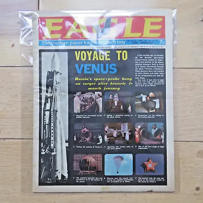 Buy Vintage EAGLE Comic Vol 19 No. 3 1968 Featuring Dan Dare (Voyage To  Venus) • 12.99£