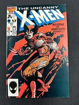 Buy Uncanny X-Men #212 (1986) 1st Wolverine Vs Sabretooth Battle Mutant Massacre • 15.81£